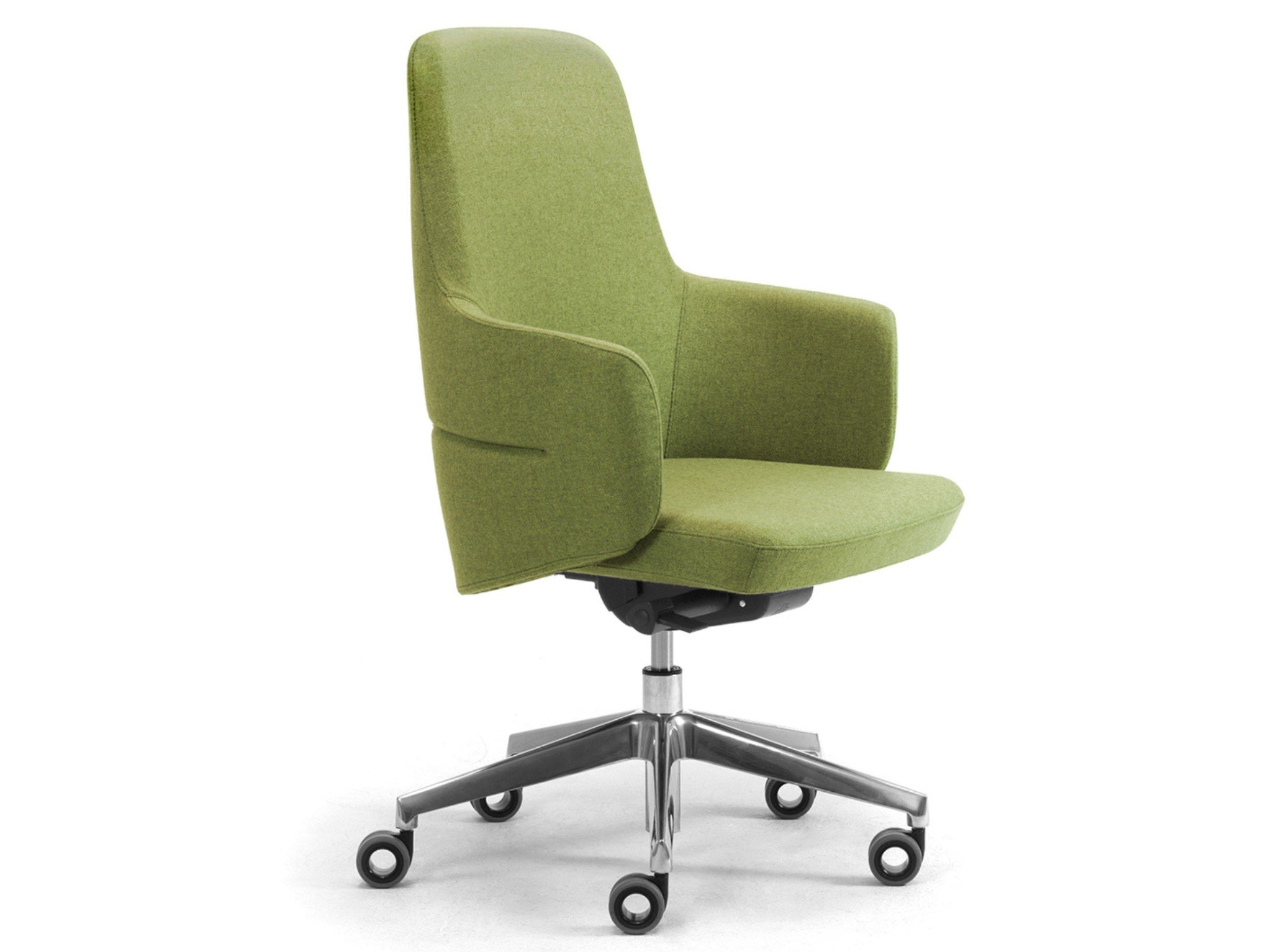 Шерстяное регулируемое по высоте офисное кресло с подлокотниками Leyform ARCH-00083598 - Вид №3
