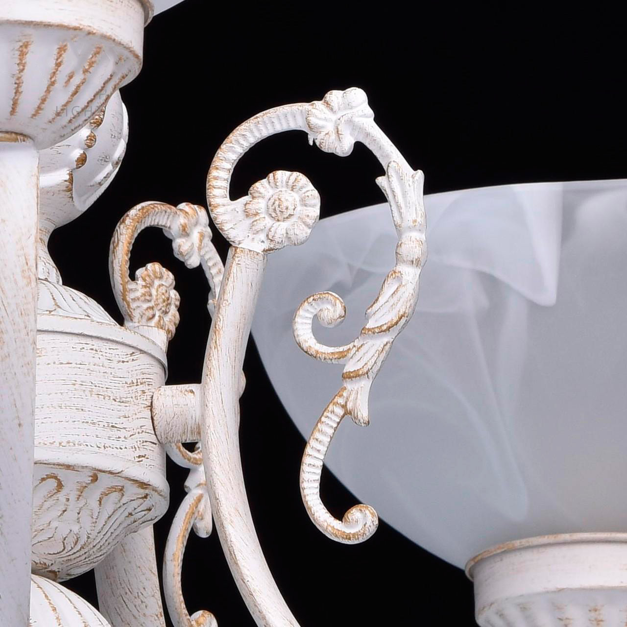 Подвесная люстра MW-Light Олимп 5 318013905 MW-LIGHT ДИЗАЙНЕРСКИЕ, ОЛИМП 185567 Белый  - Вид №1