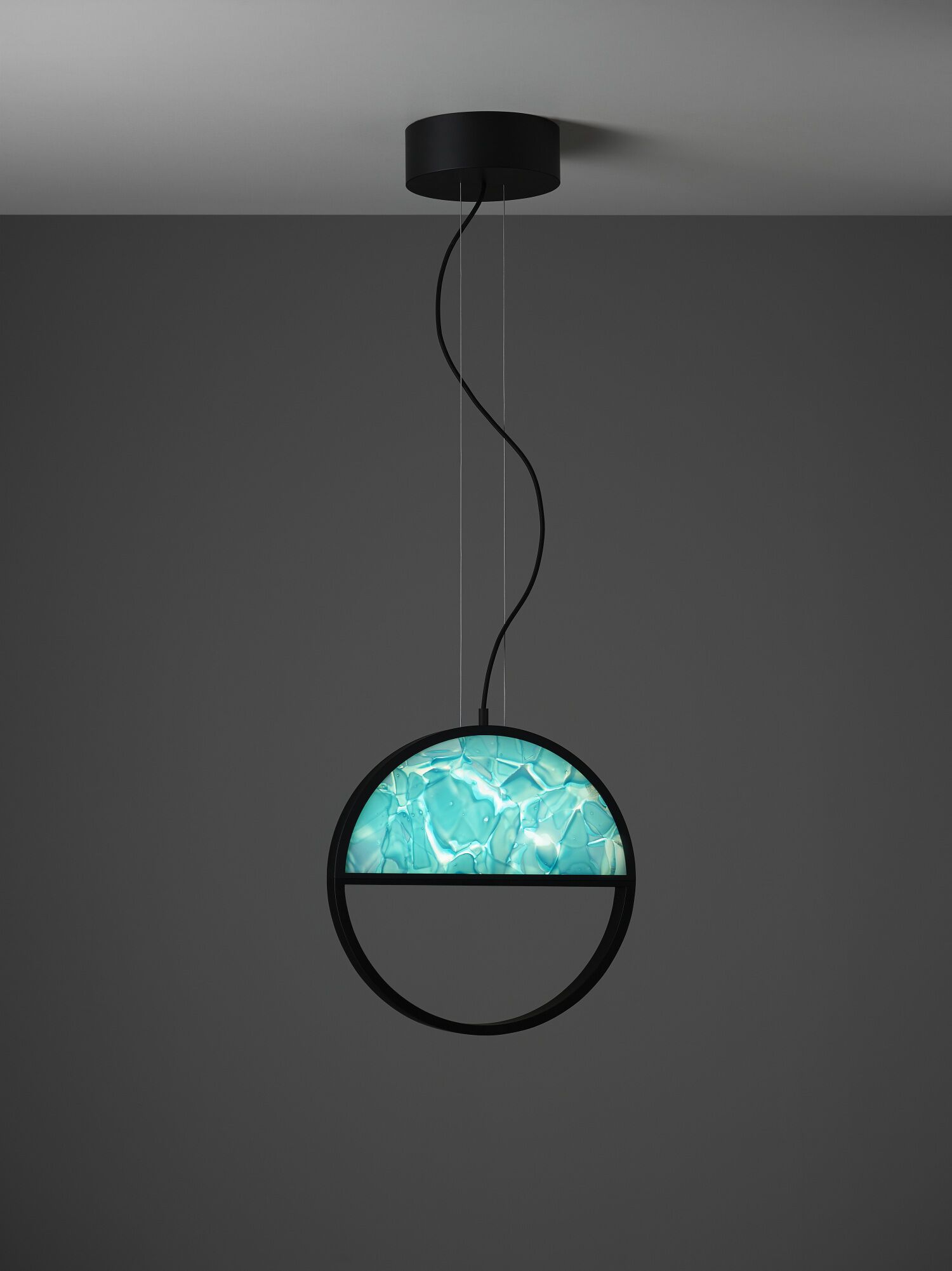 Стеклянный подвесной светильник BROKIS Геометрическая ARCH-00024113 - Вид №13