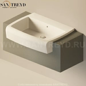 Flaminia UNA Консоль для раковины от 100 до 200 см серая UNA75C1.7037