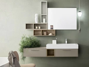 Cerasa Подвесная тумба под умывальник с ящиками Velvet