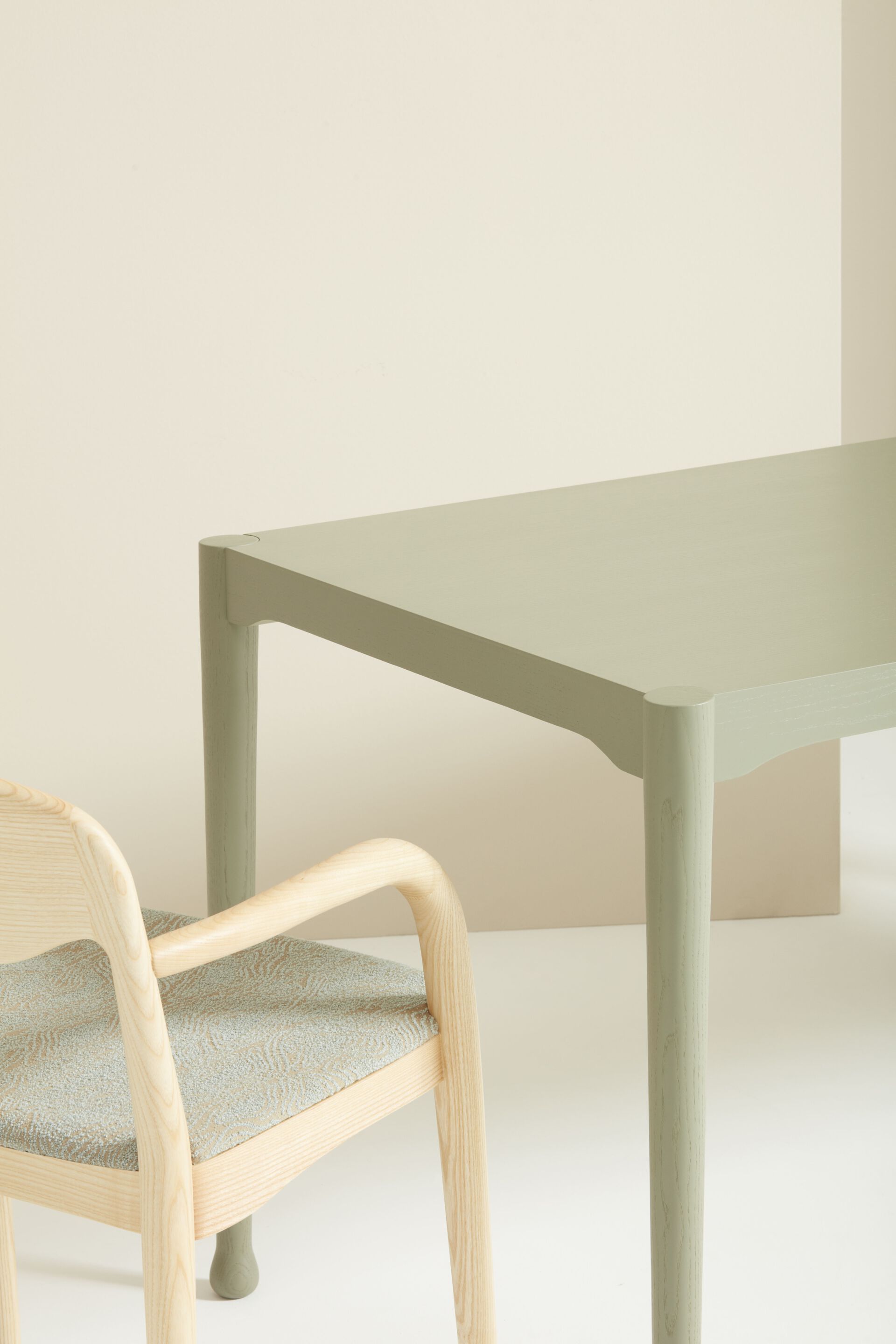 Квадратный обеденный стол из ясеня Billiani Frisée ARCH-00038412 - Вид №3