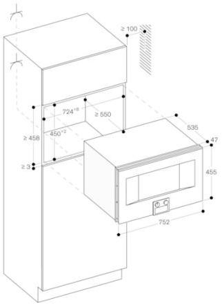 Gaggenau Комбинированная микроволновая печь Serie 400 Bm484110 - Вид №5