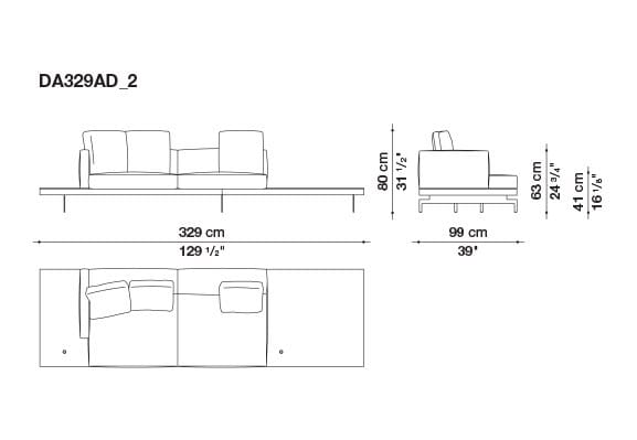 Кожаный диван B&B Italia док ARCH-00130675 - Вид №88