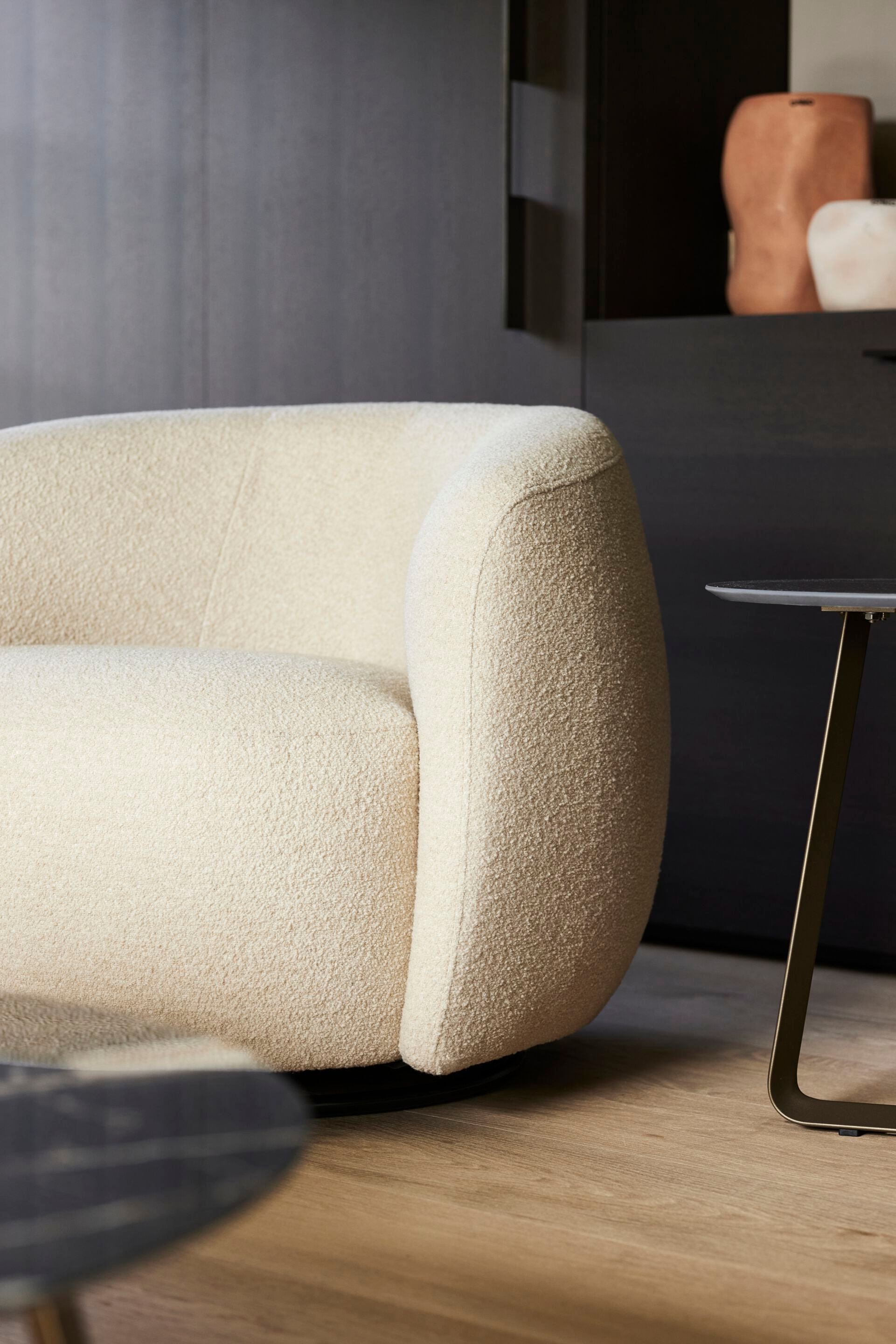 Тканевое вращающееся кресло Joli оливковое дерево ARCH-00069767 - Вид №1