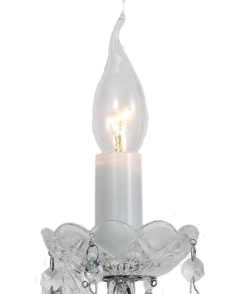Бра хрустальное хром "Латона" 20311.02.03.01 SEVEN FIRES СВЕЧА 00-3929834 Прозрачный;хром  - Вид №3