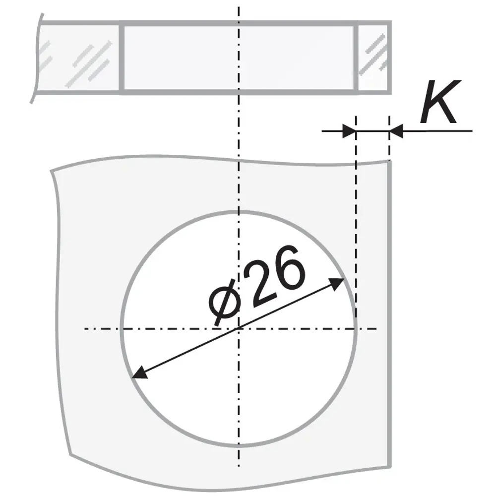 Петля мебельная скрытая Santreyd для стеклянных дверей с плавным ходом 82509417 STLM-0028900 - Вид №4