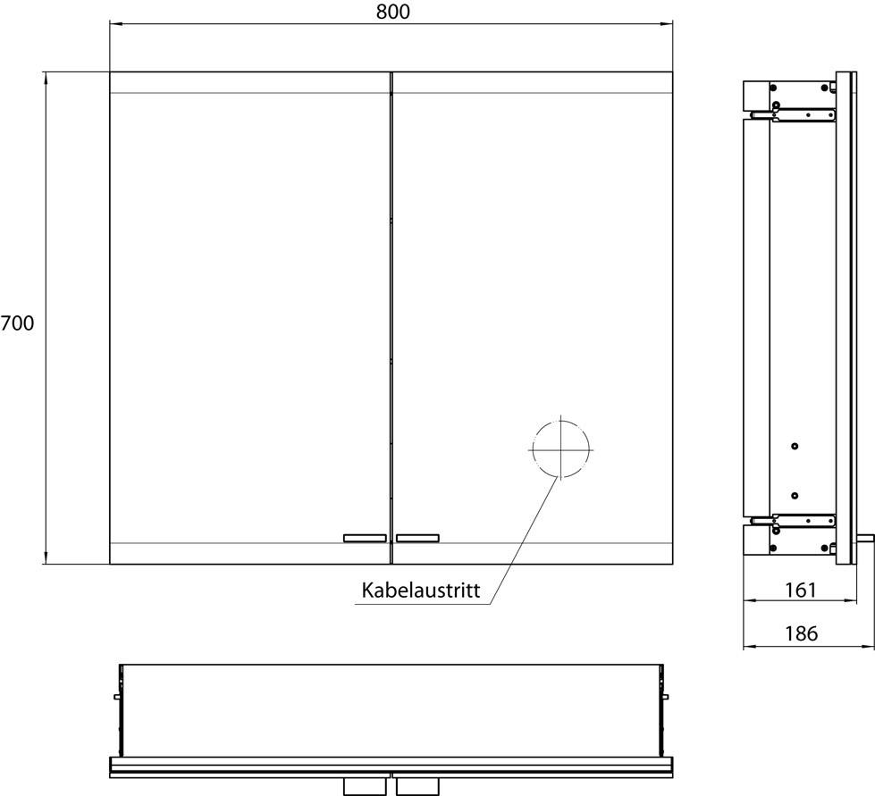 Emco Bad Настенное зеркало с контейнером Evo sun-id-1500185 - Вид №23