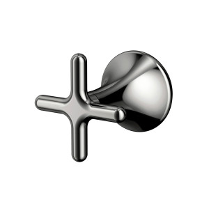 00921248 Основание 1/2", 3/4" и 1" полированный графит Docol LISS