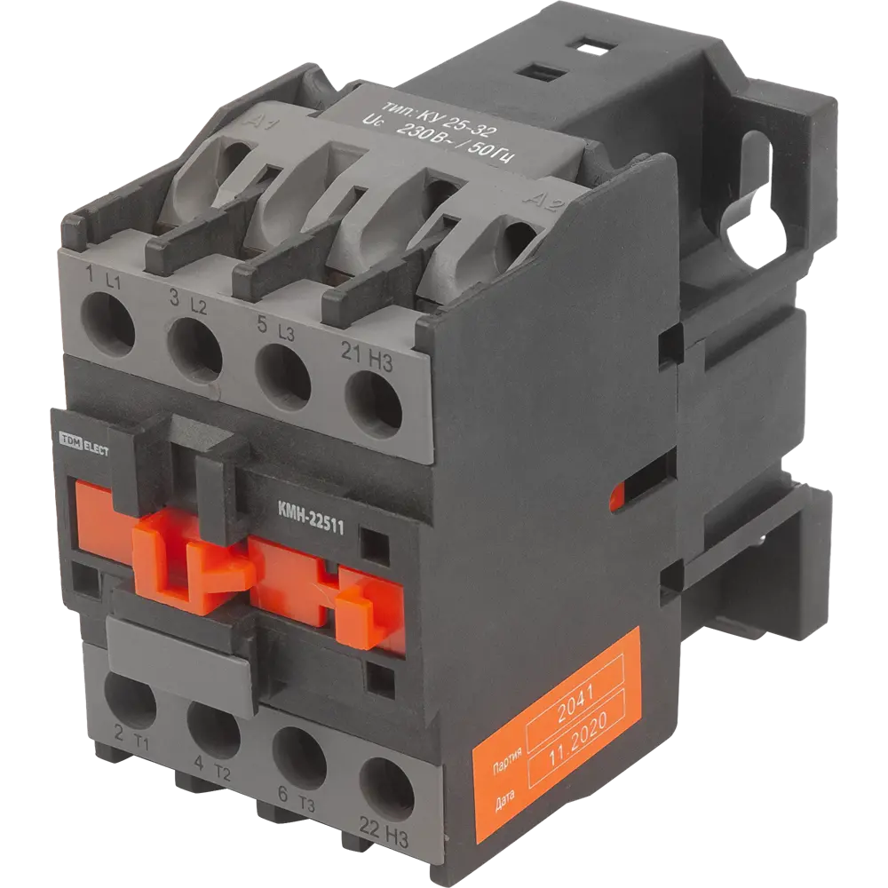 Контактор TDM Electric КМН-22511 для управления мощными нагрузками 25А 84399600 STLM-0049366