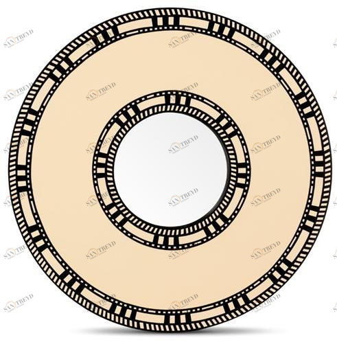 Scarlet Splendour Зеркало с настенной рамой Vanilla noir sun-id-1345587