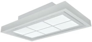Silverline Потолочная вытяжка из алюминия со встроенной подсветкой