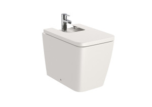 AZ57531650 SQUARE - Биде пристенный с мягкой крышкой ROCA Inspira