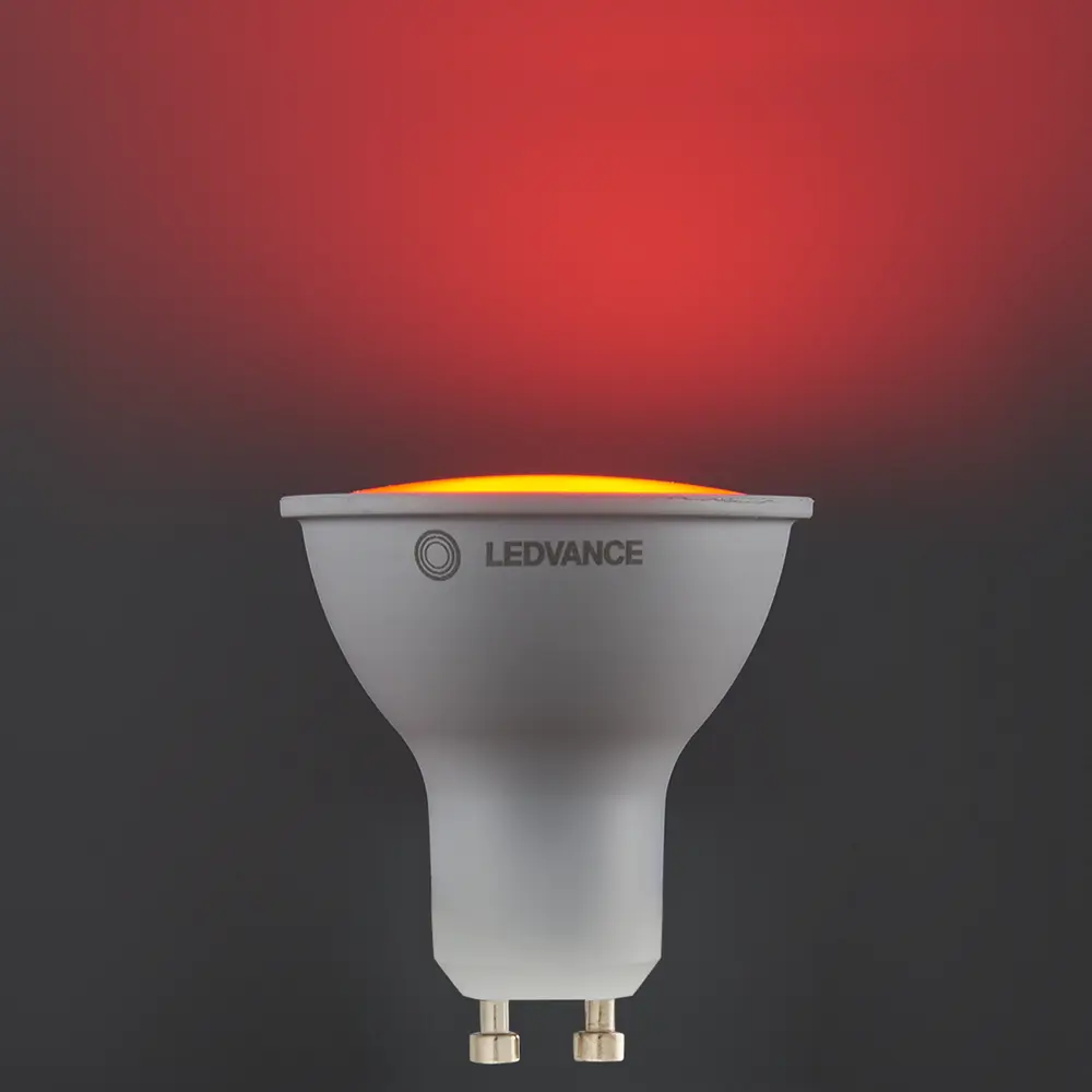 Набор умных ламп светодиодных Wi-Fi Ledvance Smart Plus GU10 220-240 В 5 Вт спот прозрачная 350 лм, изменение цвета RGB, 3 шт STLM-2123841 - Вид №4