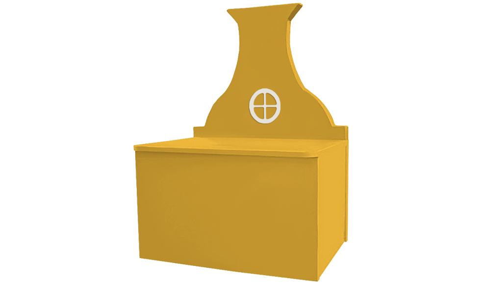 Детская лавочка-домик "Амстердам-5" МАНДАРИН АМСТЕРДАМ 179515 Красный Santreyd  - Вид №2