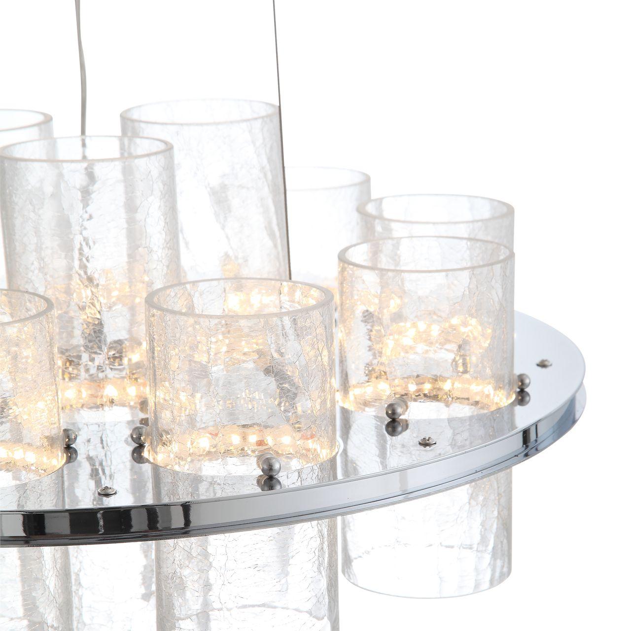 Подвесная светодиодная люстра ST Luce Biciere SL430.113.12 ST LUCE ДИЗАЙНЕРСКИЕ, BICIERE 222799 Хром  - Вид №1