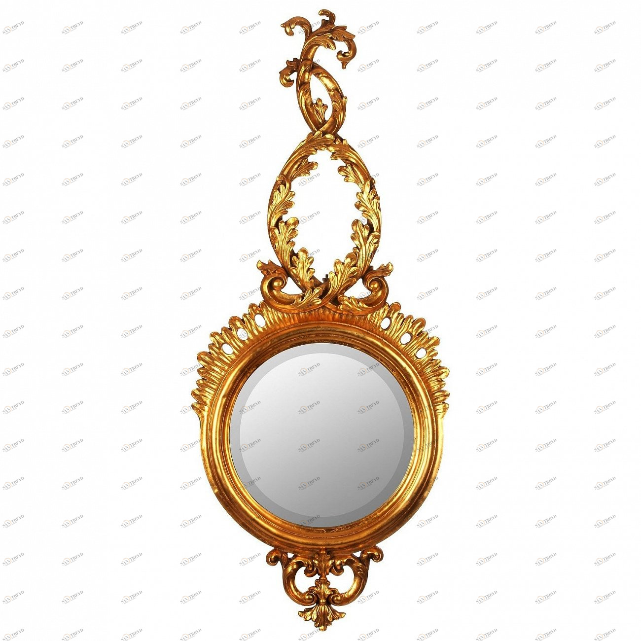 Зеркало настенное 110х47 см античное золото Liana Gold ART-ZERKALO ДИЗАЙНЕРСКИЕ 00-3884108 Зеркальный;золото 