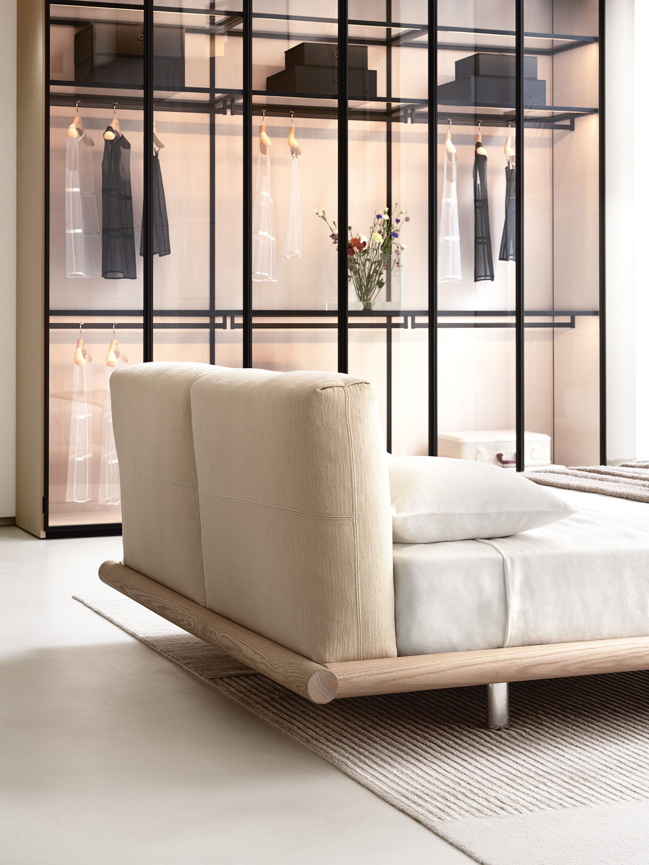 Двуспальная кровать с мягким изголовьем Porro IRO ARCH-00029472 - Вид №8