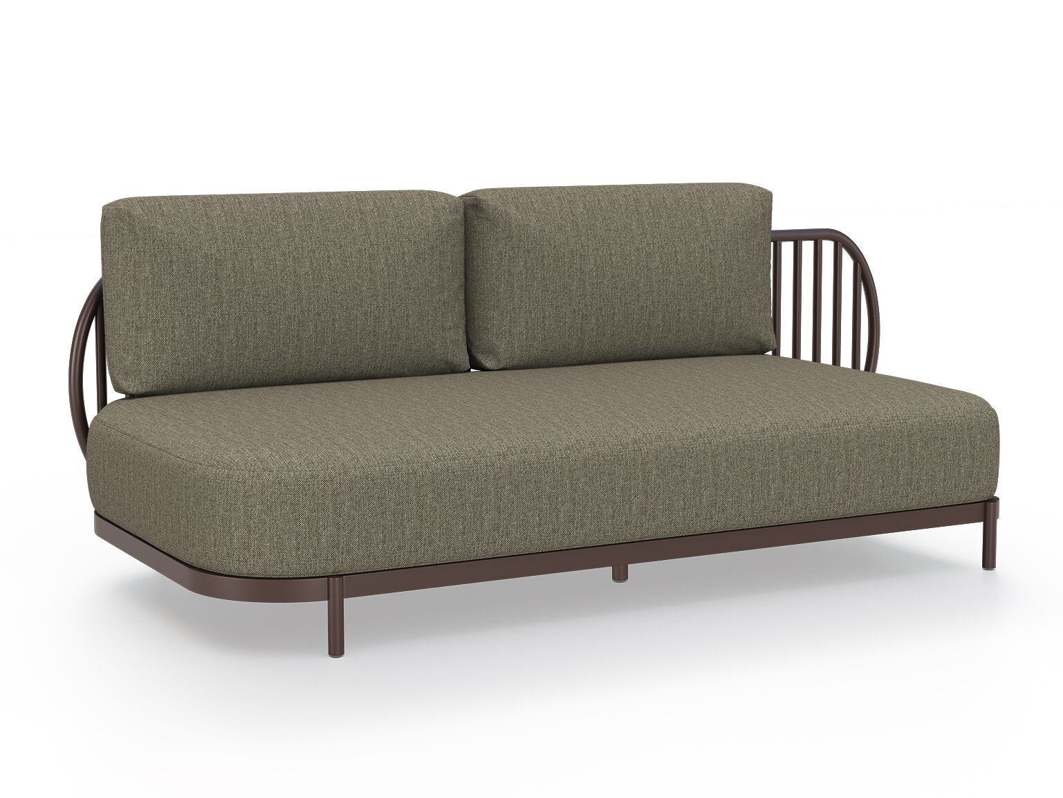 2-местный алюминиевый и Sunbrella® садовый диван YAAZ Ova ARCH-00035718