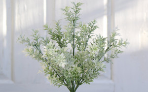 4918 819 a3 Ветка кипариса искусственная, матовая, с глиттером, 30 см, зеленая матовая H-andreas