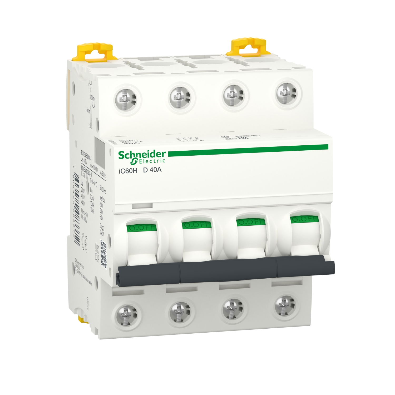 A9F85440 Автоматический выключатель Acti9 4P 40А (D) 10кА Schneider Electric Acti 9 
