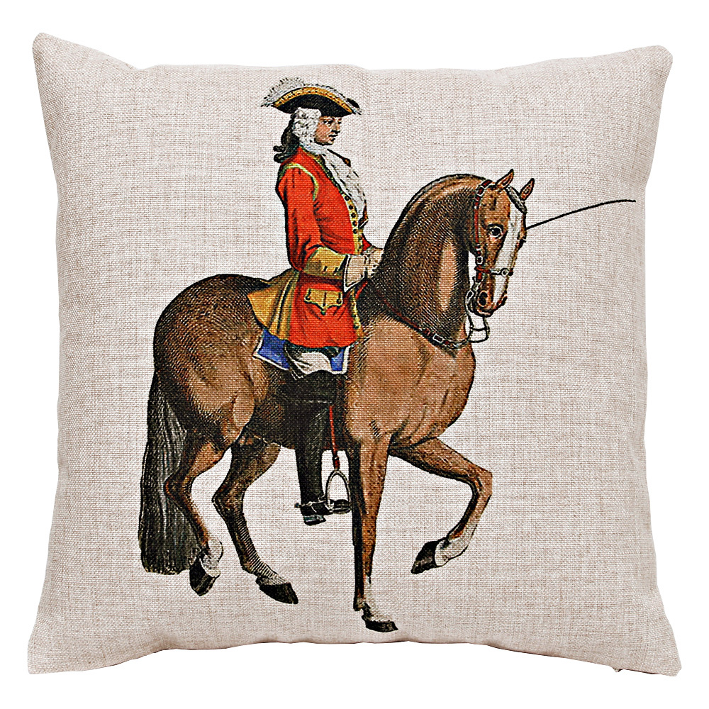 2719150 Декоративная подушка «Верховая езда, Урок № 2» Object Desire 