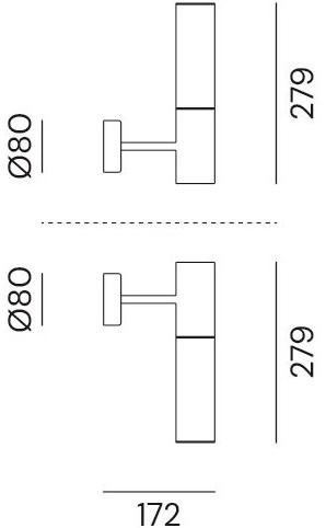 Il Fanale Настенный светильник из латуни с фиксированным кронштейном Etoile 274.03.onb - Вид №2