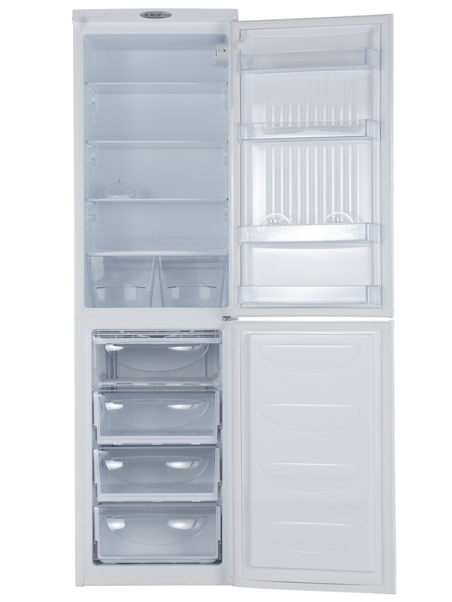 1229504 Холодильник с морозильником   DON R-297 B белый STDN-0011754 - Вид №1