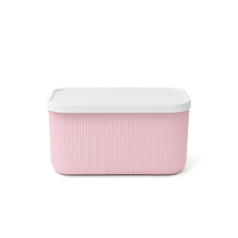 Корзина для хранения Primanova Рица 13.5 л цвет пудра STLM-2026383