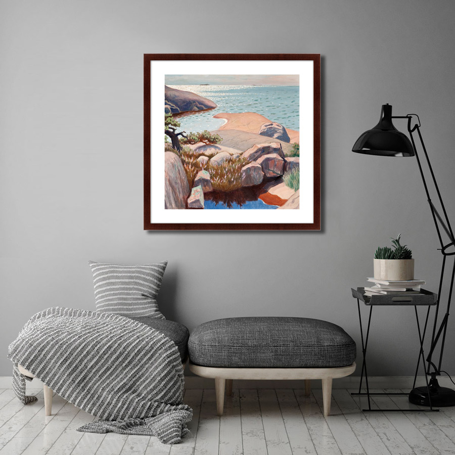 Картина: GLIMMERING WATER, 1923 КАРТИНЫ В КВАРТИРУ  264133 Разноцветный  - Вид №2