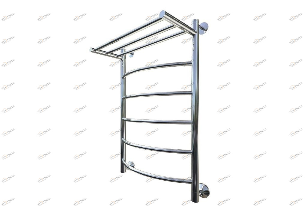 Полотенцесушитель водяной Aquanet Romeo 800x500, с верхней полкой 00234561