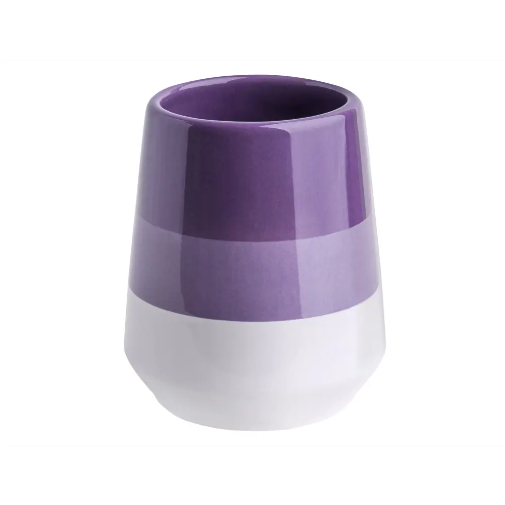 Стакан для зубных щёток «Trait» керамика цвет фиолетовый VERRAN STLM-2086404 - Вид №2