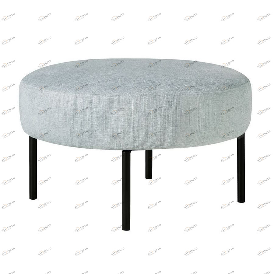 Пуф для ног круглый Alex D64 серо-голубой Sits S1038