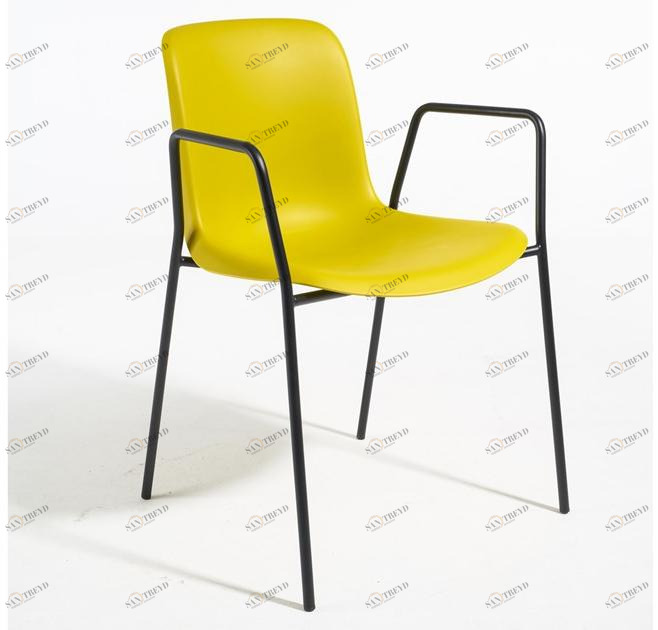 Grado Design Стул из полипропилена с подлокотниками и стальной основой Every Eve-ch-02