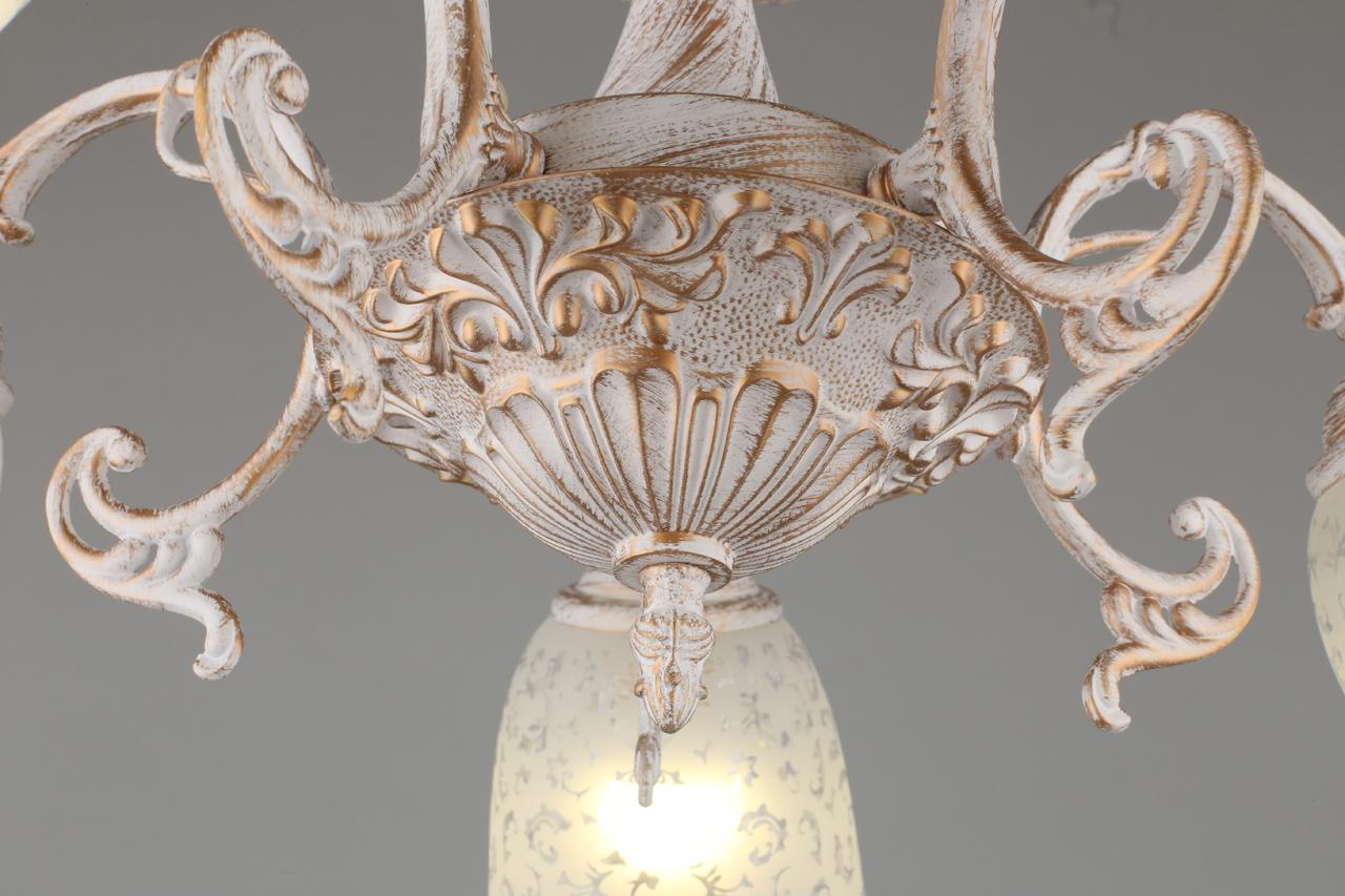 Потолочная люстра Omnilux Palaia OML-64807-05 OMNILUX PALAIA 328315 Белый;золото  - Вид №1