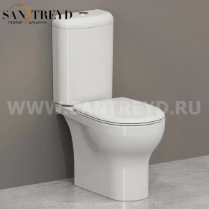 GR008BI Бачок керамический без механизма слива 28 см цвет Белая глазурь Globo GRACE Италия