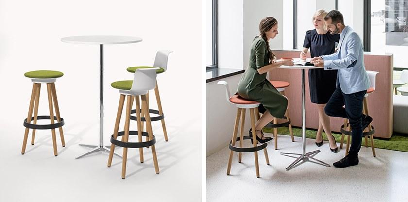 BENE Высокий стол из меламина с 4-звездочным основанием Parcs sun-id-1508902 - Вид №1