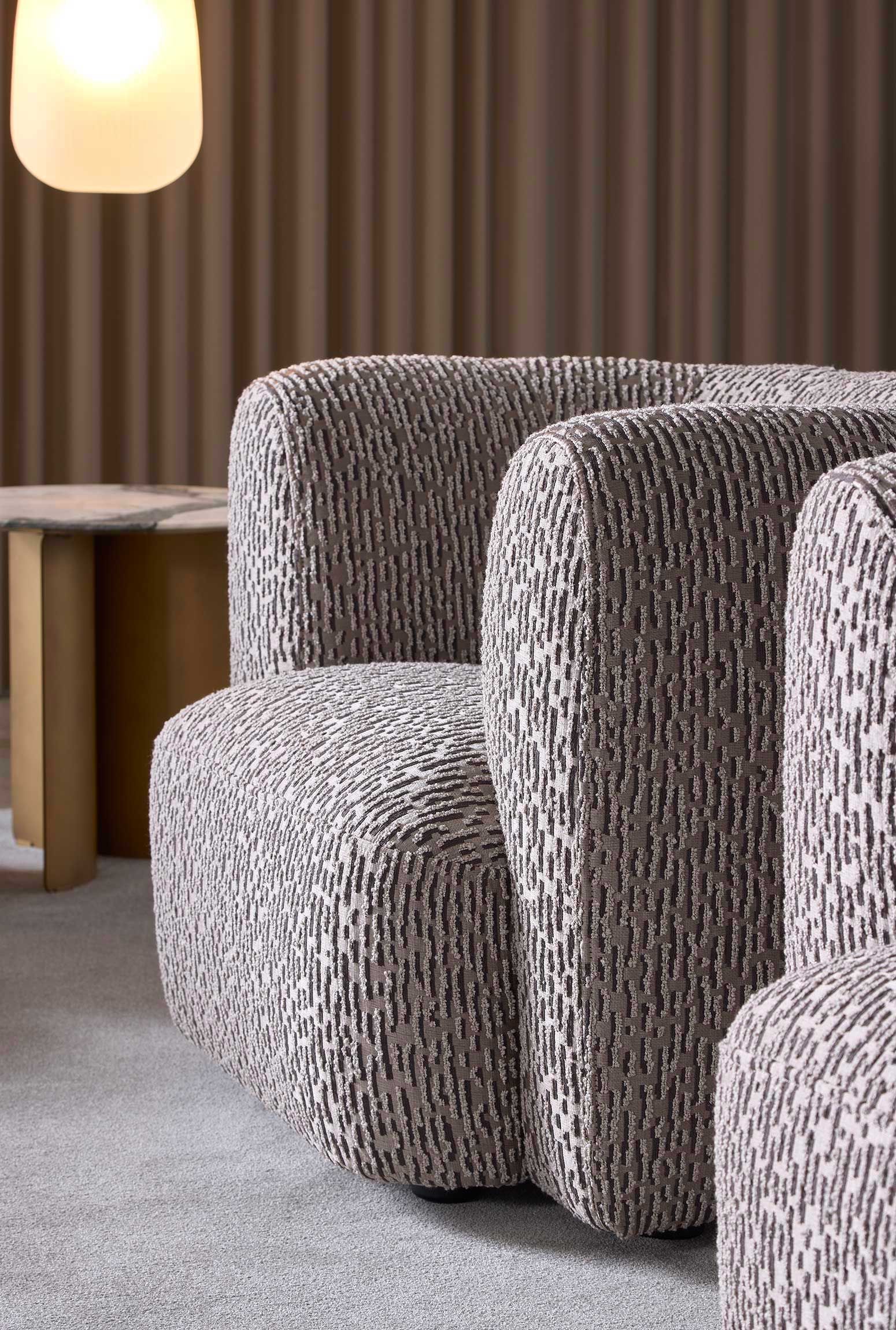 Тканевое кресло с подлокотниками Marelli Milo ARCH-00102276 - Вид №11