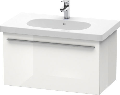 XL604802222 X-Large Тумбочка подвесная Белый глянцевый декор Duravit - Вид №2