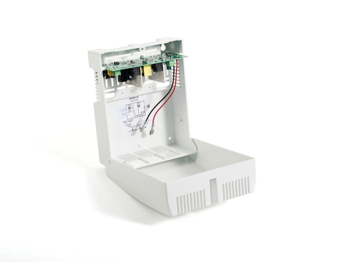 RAPAN-30P power supply 12v, 3a, housing for 1x7ah battery, battery protection, charge current 0.1a Бастион  - Вид №4