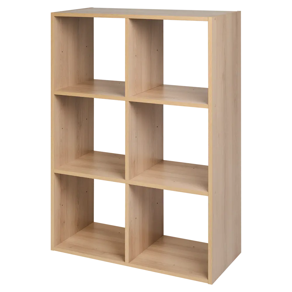 Стеллаж KONSENSA Руан 6 секций 70x104x31.7 см ЛДСП цвет дуб комано STLM-2011429 - Вид №4