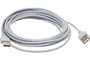 16059650 Кабель-удлинитель USB 2.0, AM/AF, 4.5м, пакет CC-USB2-AMAF-15 Gembird