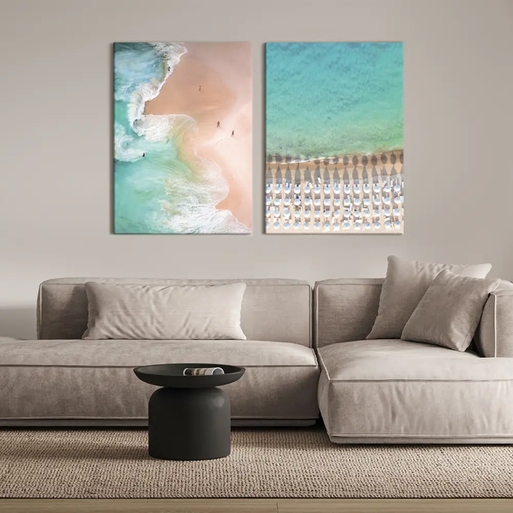 Модульная картина Santreyd «Пляж» 50x70 см в 2 частях 89395173 STLM-1435897 - Вид №3