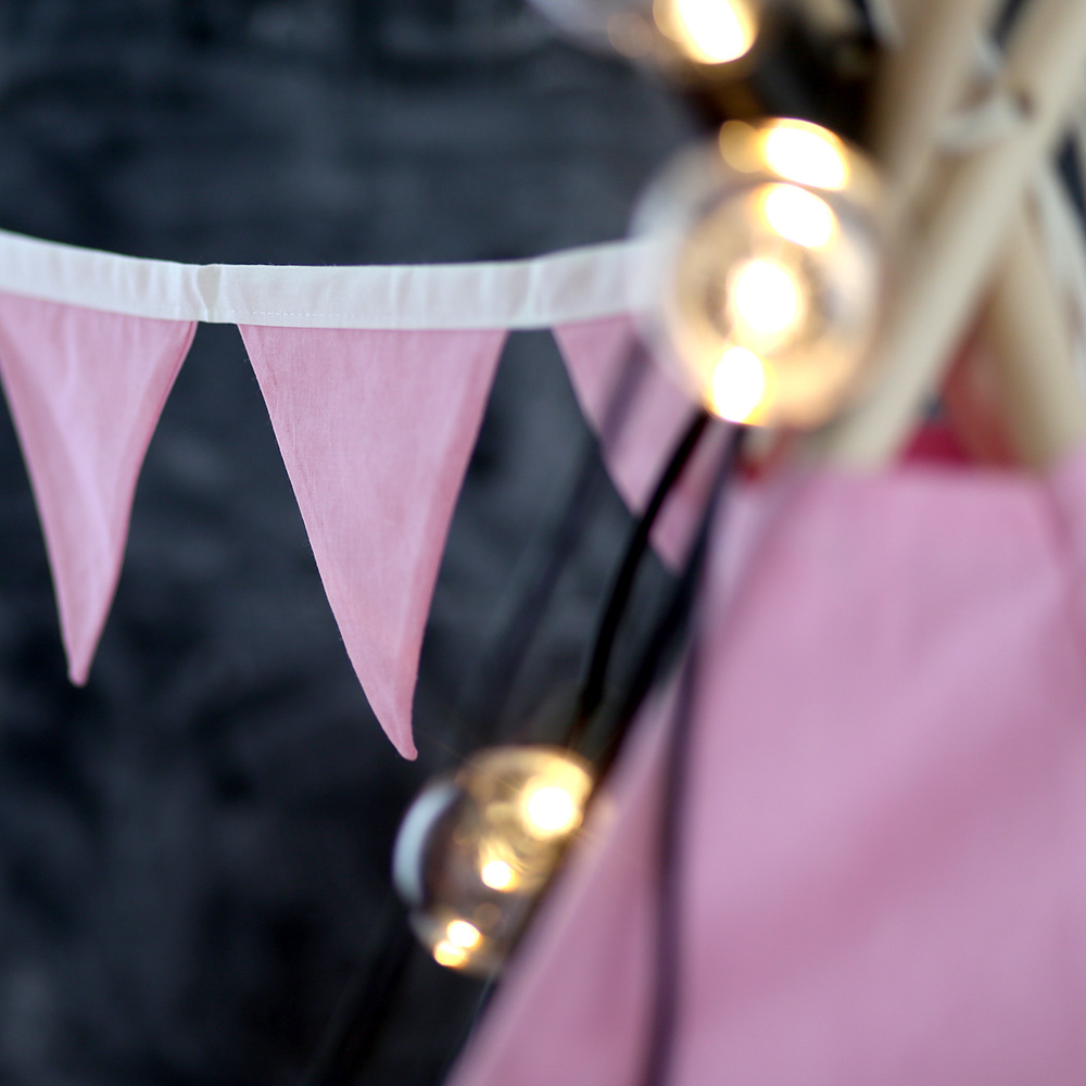 Гирлянда из 8 флажков Simple Pink VAMVIGVAM SIMPLE PINK 282181 Розовый Santreyd  - Вид №6