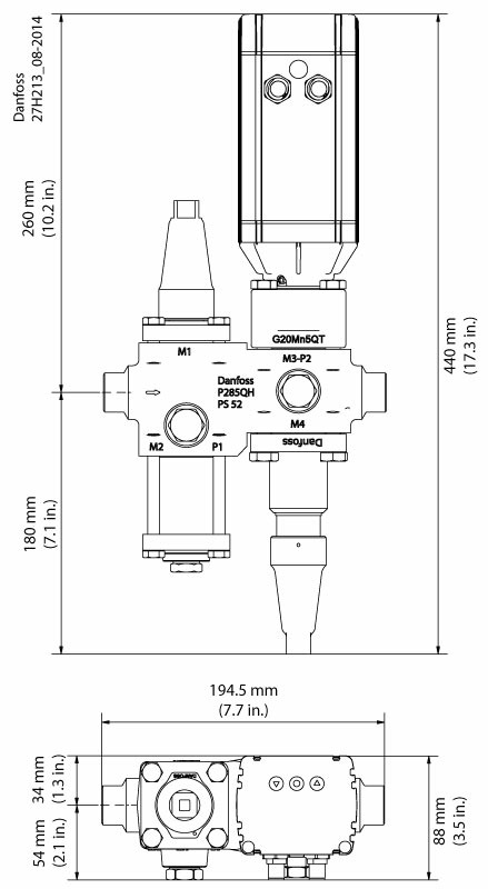 Danfoss ICF 15 — многофункциональные клапанные станции ICF-15-4-10RB Клапан-регулятор универ. 027L4540  - Вид №12