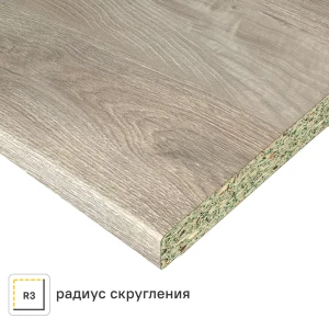 Столешница кухонная Союз Зея 305x60x3.8 см ДСП цвет серый 89369938 STLM-2034835