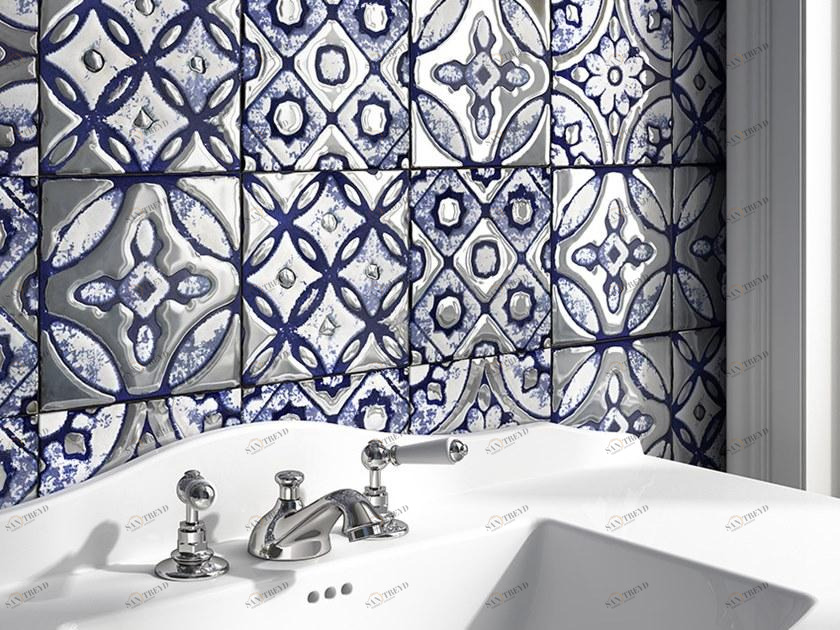 Devon&Devon Настенная плитка из глазурованного керамогранита с эффектом металла Surface sun-id-1442816