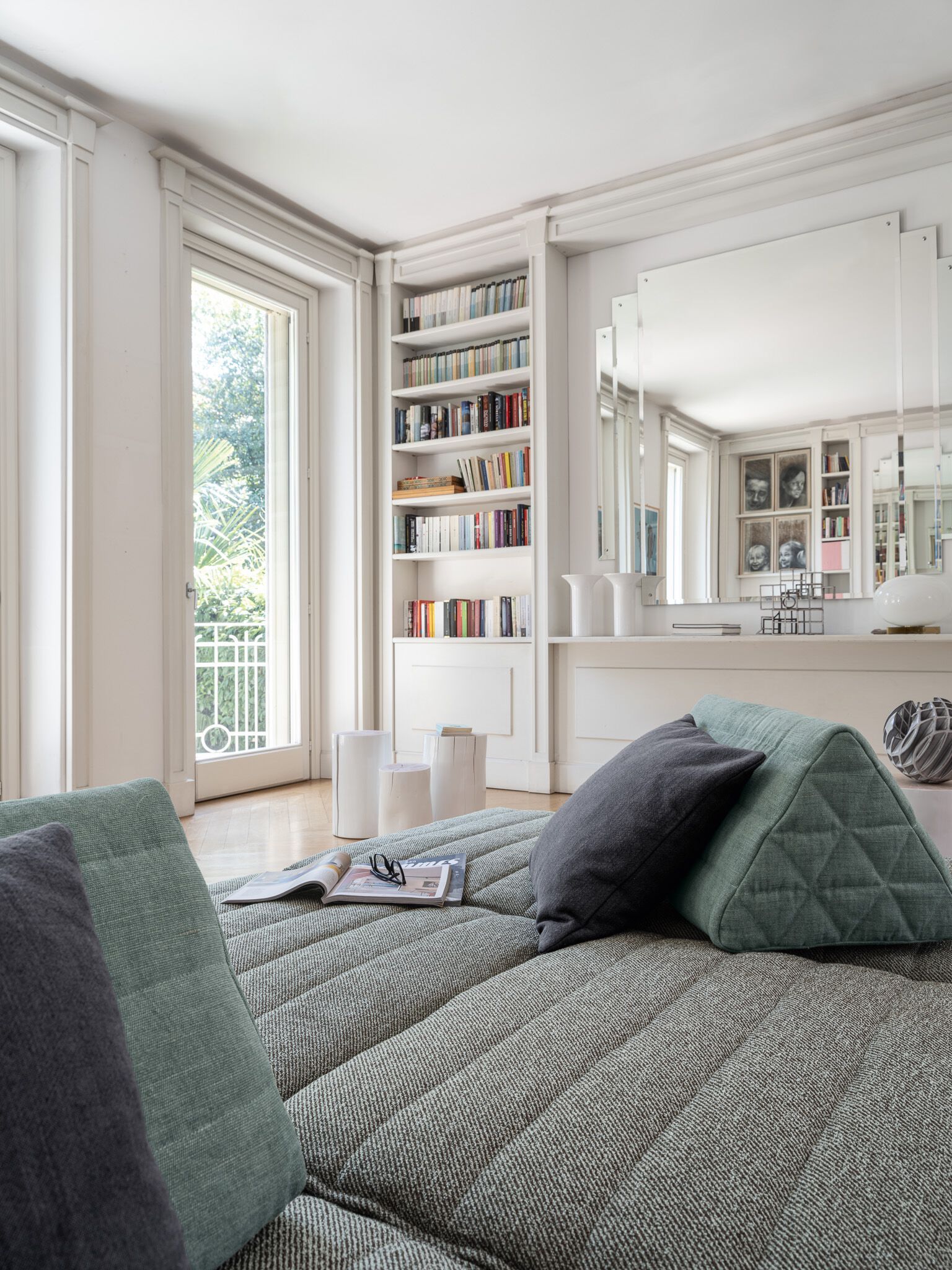 6-местный и более двухсторонний тканевый диван Gervasoni Samet Low ARCH-00066876 - Вид №2