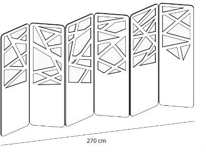 MOBIKA GARDEN Напольный барьер Parafiato из картона и пэт sun-id-1426205 - Вид №4