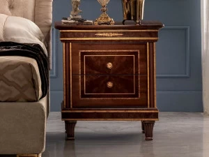 Arredoclassic Прямоугольная тумбочка из дерева с ящиками Modigliani